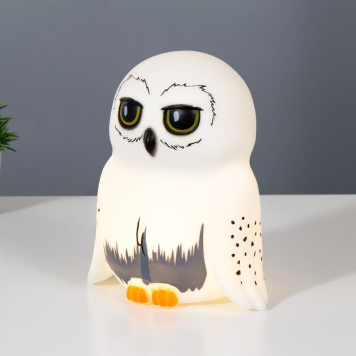 Настольный светильник "Совушка" от батареек Белый фото Настольный светильник "Совушка" от батареек Белый картинка